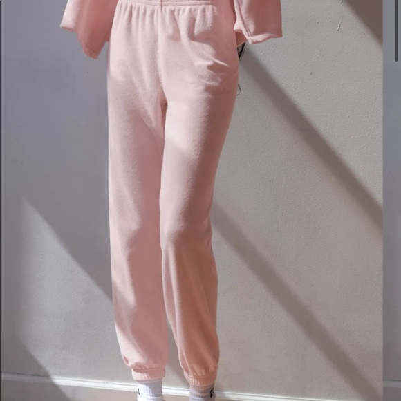 NWOT Aritzia TNA Terry Pink Jogger Sweatpants - Picture 2 of 7